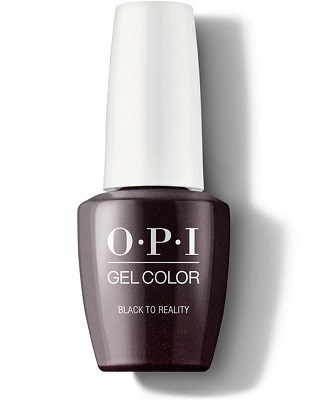 Гель-лаки для ногтей:  OPI -  GELCOLOR гель-лак HPK12 BLACK TO REALITY (15 мл)