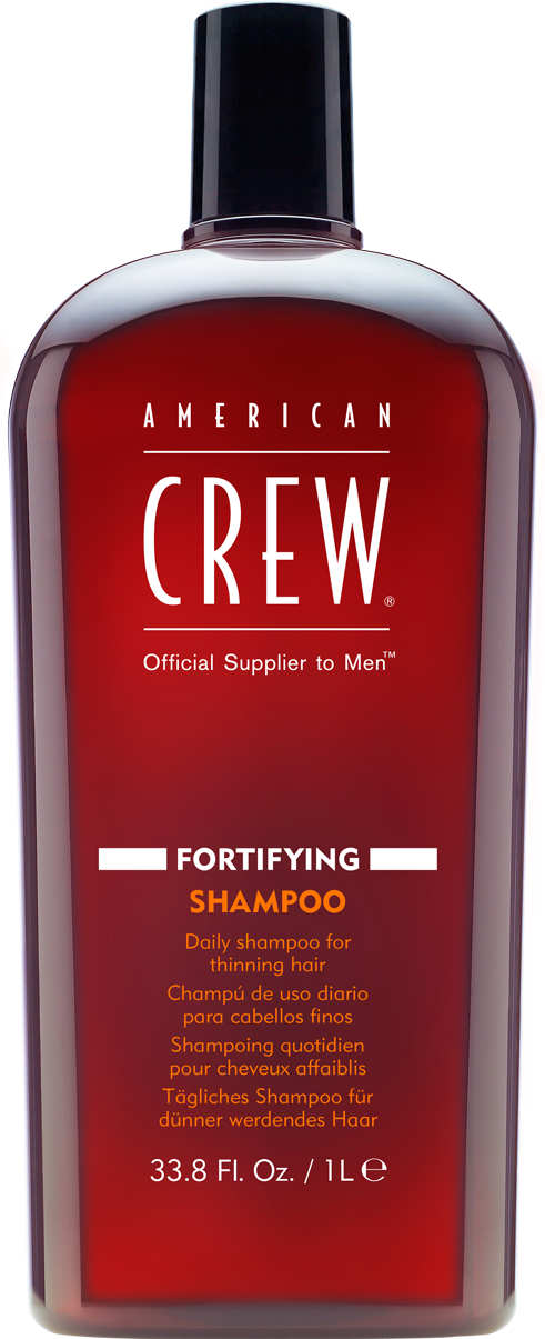 Мужские шампуни:  AMERICAN CREW -  Шампунь для ежедневного ухода за тонкими волосами Fortifying Shampoo (1000 мл)