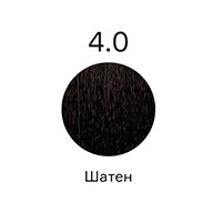 Профессиональные краски для волос:  Concept -  Стойкий краситель для волос Infinity Permanent Color Cream Keratin + 4.0 Шатен (100 мл)
