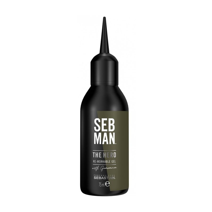 Мужские средства для укладки волос:  SEBASTIAN -  Универсальный гель для укладки волос Sebastian The Hero Seb Man (75 мл) (75 мл)