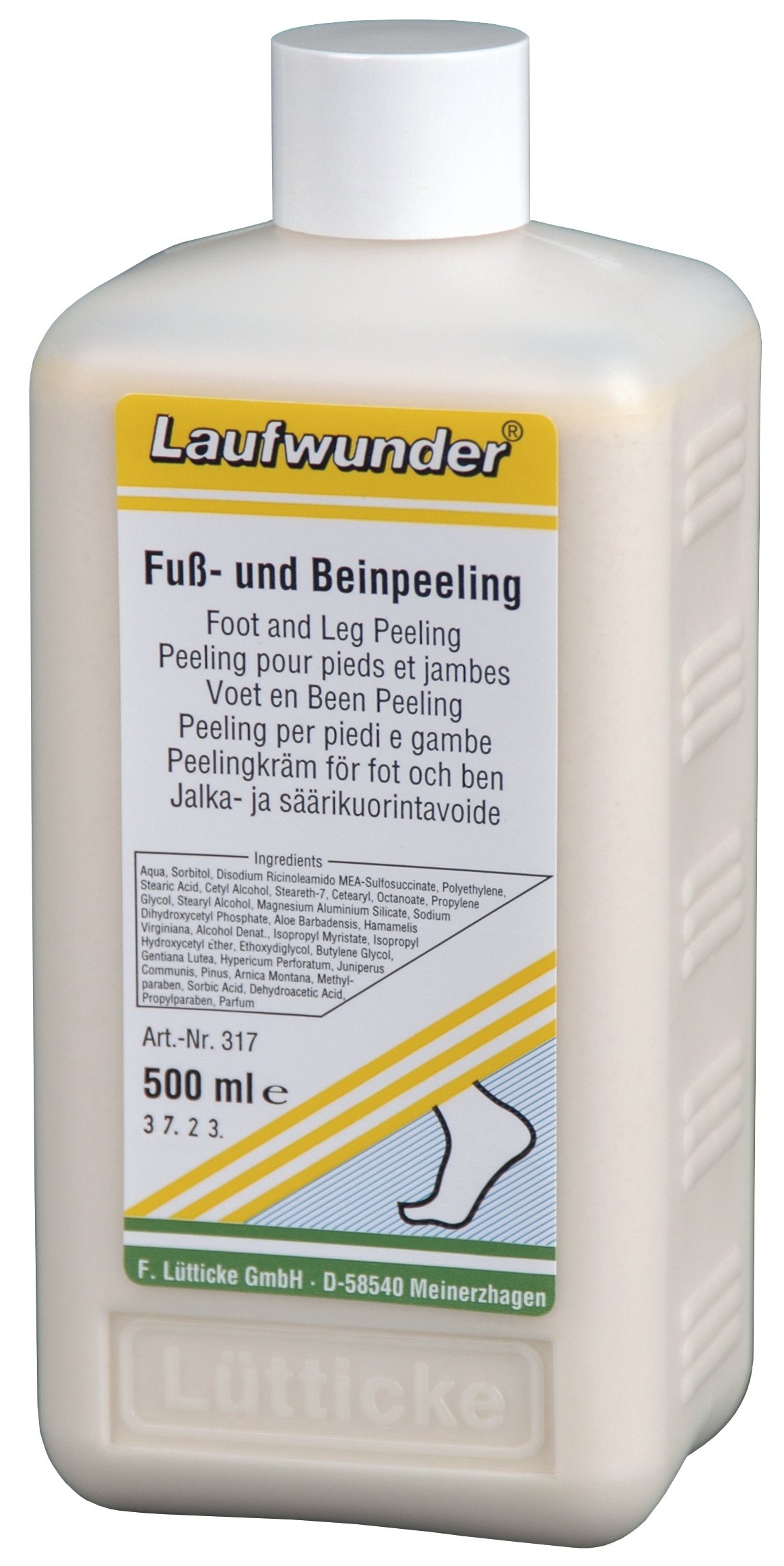 Пилинги для ног:  Laufwunder -  Пилинг для ног с алоэ вера (500 мл)