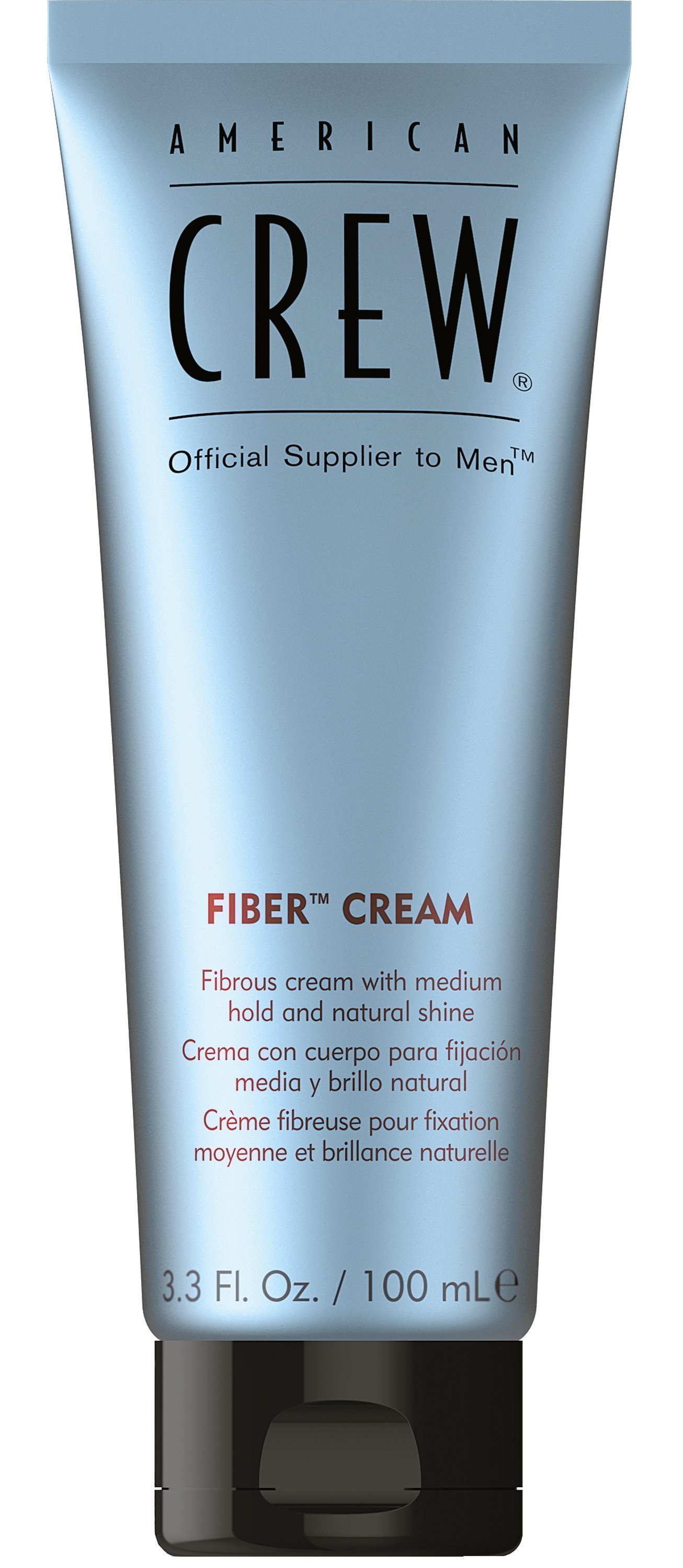 Мужские средства для укладки волос:  AMERICAN CREW -  Крем средней фиксации с натуральным блеском American Crew Fiber Cream (100 мл) (100 мл)