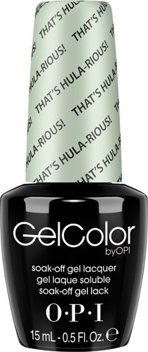 Гель-лаки для ногтей:  OPI -  GELCOLOR гель-лак GCH65 That's Hulu-arious (15 мл)