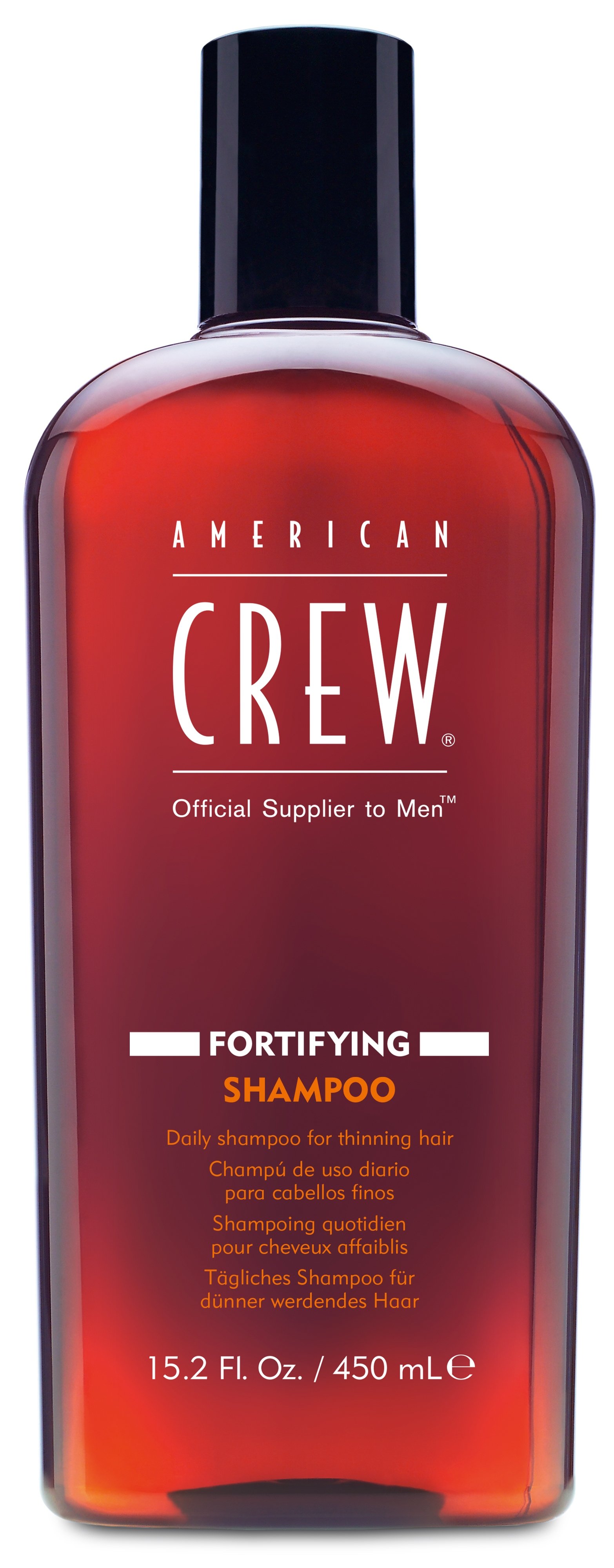 Мужские шампуни:  AMERICAN CREW -  Шампунь для ежедневного ухода за тонкими волосами American Crew Fortifying Shampoo (450 мл) (450 мл)
