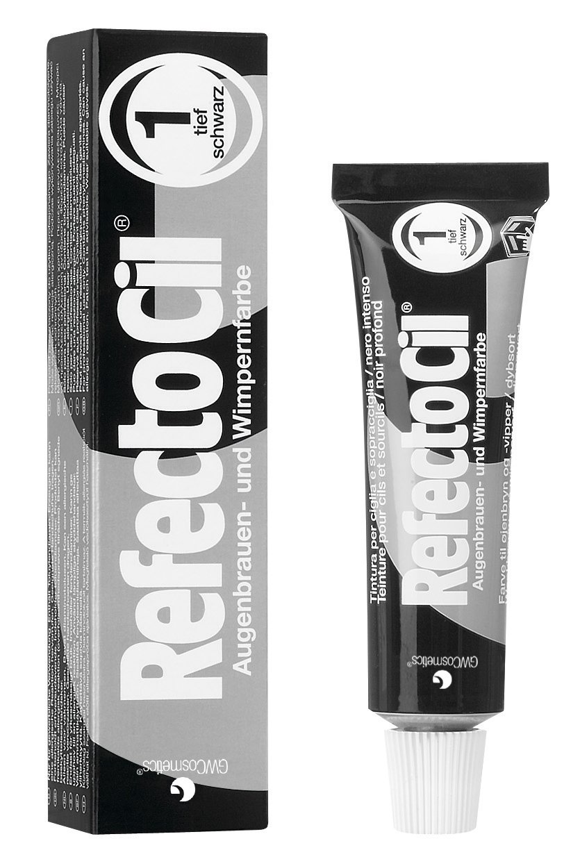 Краски для бровей и ресниц:  RefectoCil -  Краска для бровей и ресниц RefectoCil №1 Черный (15 мл)